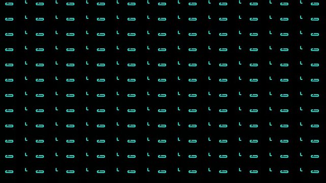 Moving Plus and Minus Signs Digital Data Background