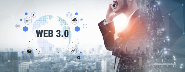 A map of global Web 3.0 decentralized applications and services. The ecosystem includes cryptocurrency, blockchain, and decentralized finance (DeFi). Motif