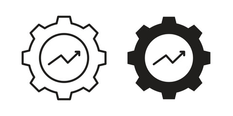 Efficiency icons for Graphic Design Projects and web designs