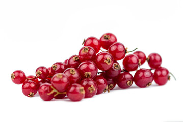 the fresh natural red currant fruits