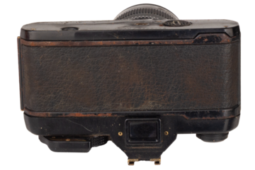 dust dirt film camera old isolated on white background