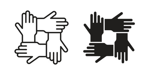 Teamwork icons for Graphic Design Projects and web designs