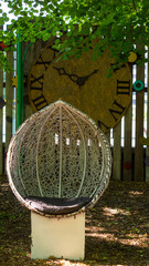 garden bench in the park