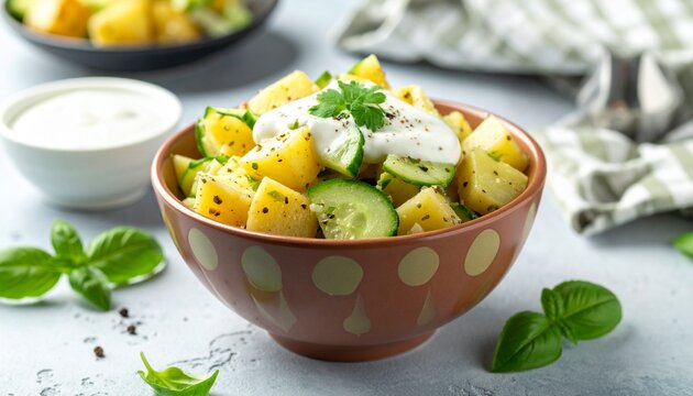 Kartoffelsalat mit Gurken