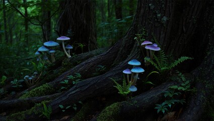Enchanted Forest Mushrooms