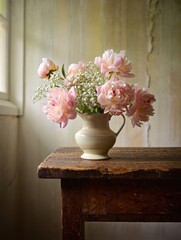Peonies in a Vase