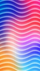 colorful wavy lines gradient background pattern