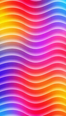 Colorful wavy lines pattern background with gradient effect