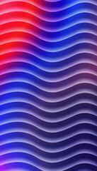 colorful wavy lines pattern with red blue and purple hues