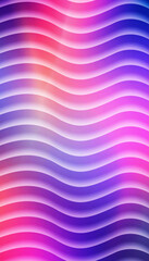 Vibrant wavy lines pattern with gradient colors
