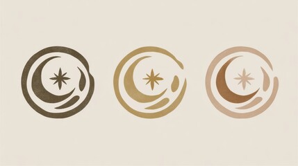 Moon Inspired Forms Create a Simple and Minimal Identity for a Sleep Wellness Brand in a Banner Format