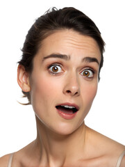 Surprise Moment &ndash; Shocked Young Woman Expression