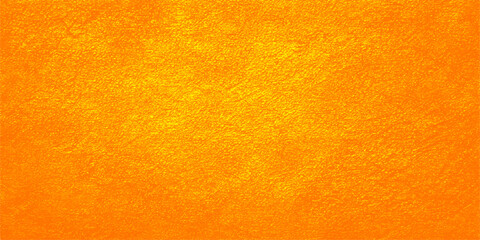 Naklejka premium A textured orange background with a vintage grunge surface and macro paper patterns creates a rough golden material design perfect for an old wallpaper or antique textile backdrop