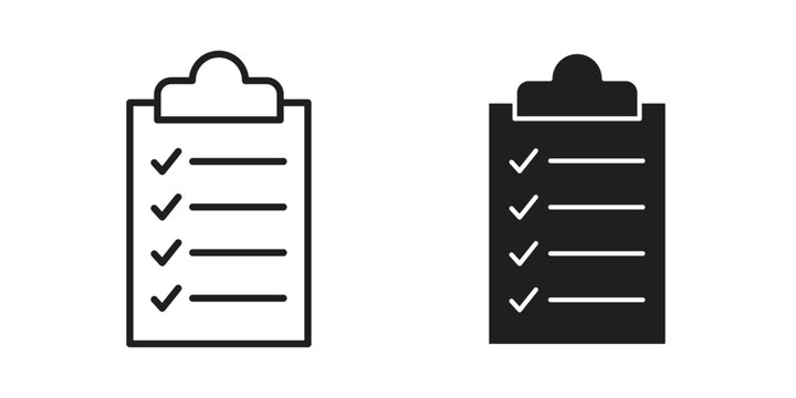 List icons or logo isolated sign symbol vector illustration - high quality black style vector icons