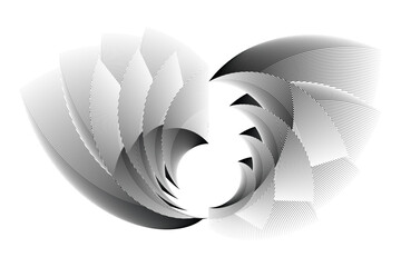 op art modern background, creative dynamic pattern, original vector composition