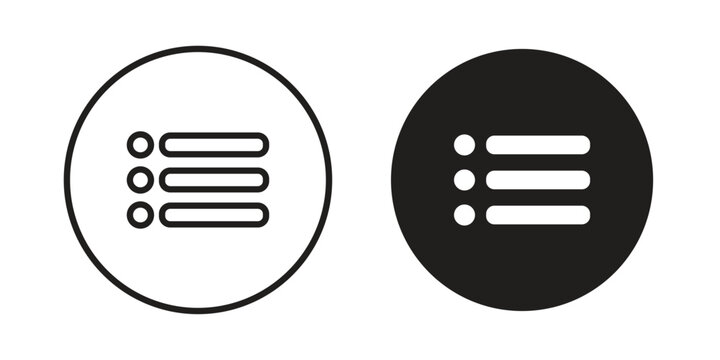 Menu icons or logo isolated sign symbol vector illustration - high quality black style vector icons