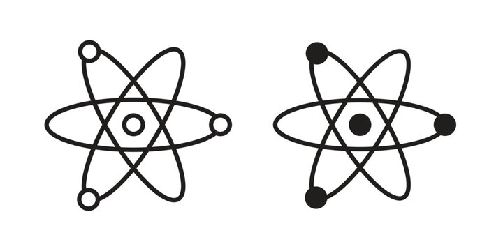 Physics icons or logo isolated sign symbol vector illustration - high quality black style vector icons