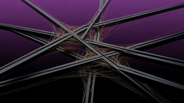 Abstract network connections - Powered by Adobe