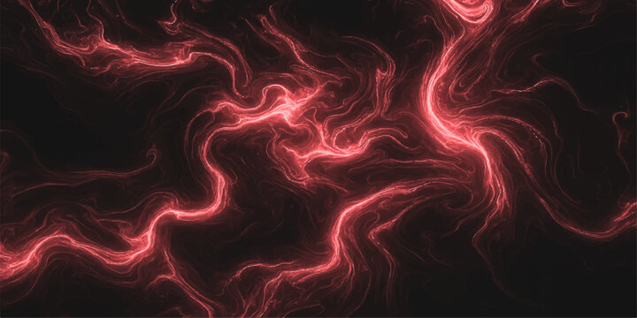Abstract red and blue fire background featuring flowing smoke waves and glowing light energy patterns on a dark textured fractal design