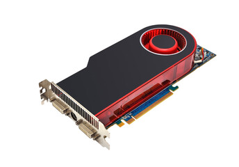 Red graphics card