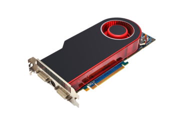 Red graphics card