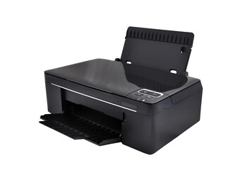 Black printer with scanner