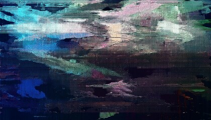 distressed glitch halftone background with abstract grunge texture faded print lines and ink splatter distortion retro digital screen noise