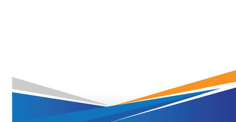 An elegant blue and gold curved header background design suitable for professional certificate, invitation and presentation templates.