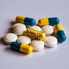 Assorted Pills and Capsules