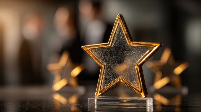 Employees recognize the golden star trophy as a symbol of excellence and achievement