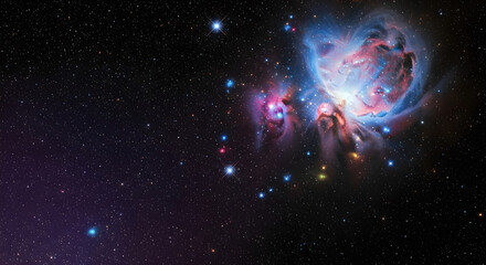 Space Nebula Stars Cosmic Universe Blue Pink