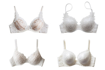 Beautiful bra isolated on transparent background