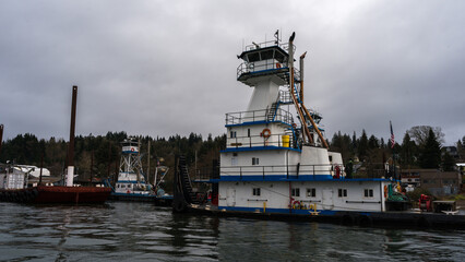 Rainier City in Columbia County Boat, Oregon	