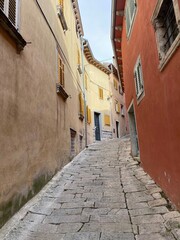 Fototapeta premium narrow street in the old town