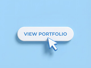 VIEW PORTFOLIO" White 3D Button on Blue