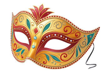 party-mask on a isolated transparent background