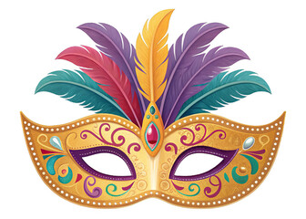  party-mask on a isolated transparent background