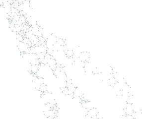 Abstract Plexus mesh geometric background. Dots connected by lines. Technology abstract background. Minimalist mesh backdrop. Abstract polygonal shape.