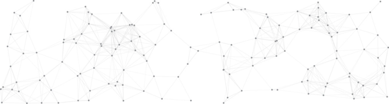 Abstract Plexus mesh geometric background. Dots connected by lines. Technology abstract background. Minimalist mesh backdrop. Abstract polygonal shape.