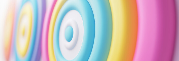  Colorful Target Representing Business Goals