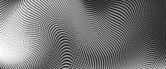 Halftone faded gradient texture. Grunge halftone grit background. White and black sand noise wallpaper. Art and Illustration