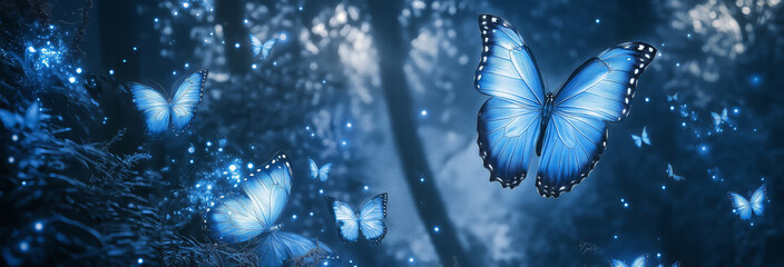 Fairy Butterflies In Mystic Forest