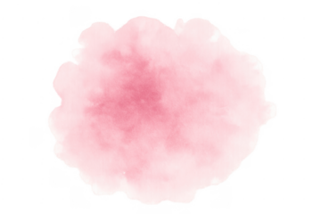 Pink watercolor stain blob creating abstract background effect