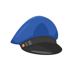 Postman hat icon vector illustration, postman hat clip art
