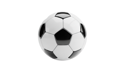 Classic Black and White Soccer Ball
