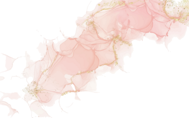 Modern abstract luxury wedding invitation and birthday card templates with pink watercolor, alcohol ink fluid art, and gold for valentines day

