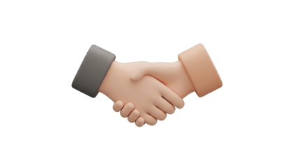 3D Render of a Handshake