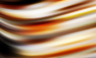 Abstract Striped Light Waves in Warm Gradient Colors for Creative Background Design