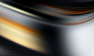 Abstract Wave Lines With Colorful Flow: Modern Digital Background For Design Projects And Presentations