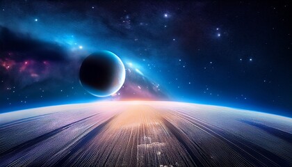 Space Background Design Banner